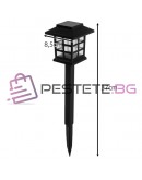 LED соларни градински лампи комплект от 6 къщички